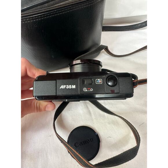 Canon AF35M  35mm Film Camera w/ lens vintage photos photography pictures - Picture 13 of 14